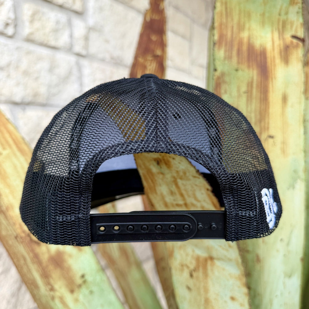 Red Dirt Hat Co. Black Logo Rope Cap