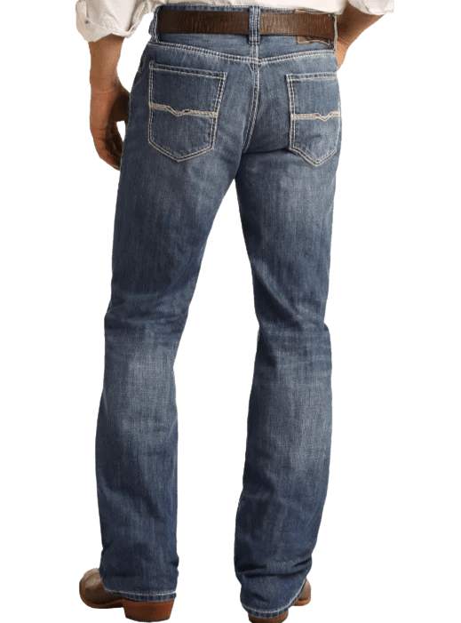 Rock and Roll Double Barrel Fit Straight Leg Jean