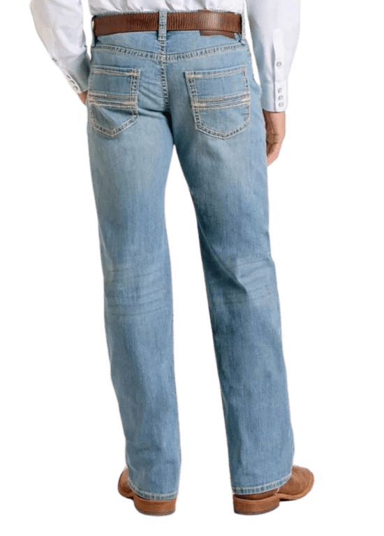 Rock & Roll Slim Double Barrel Boot Cut Jean