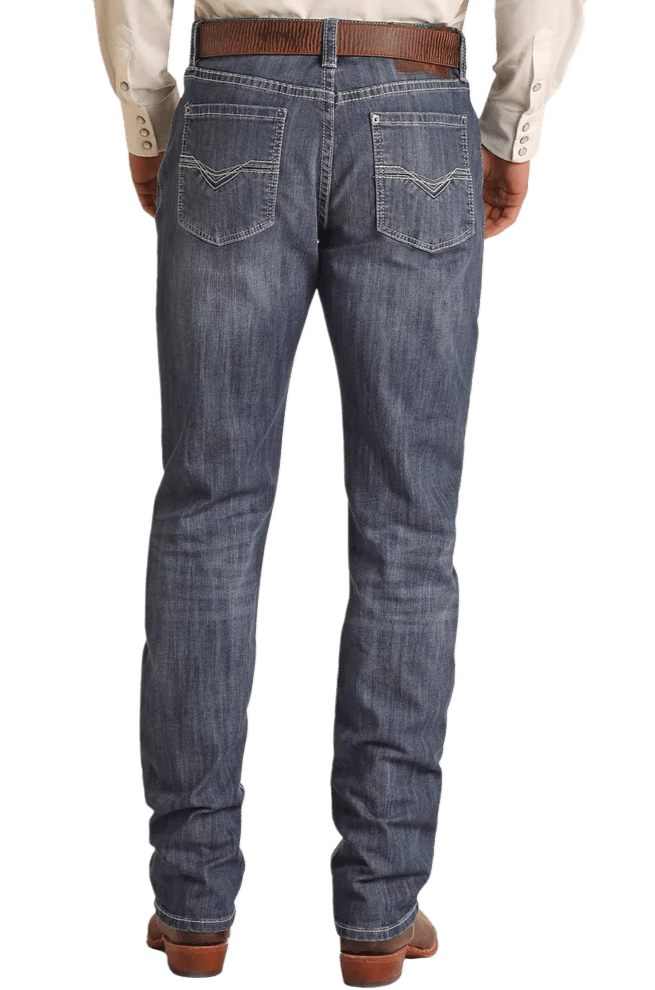 Rock & Roll Slim Stackable Double Boot Cut Jean