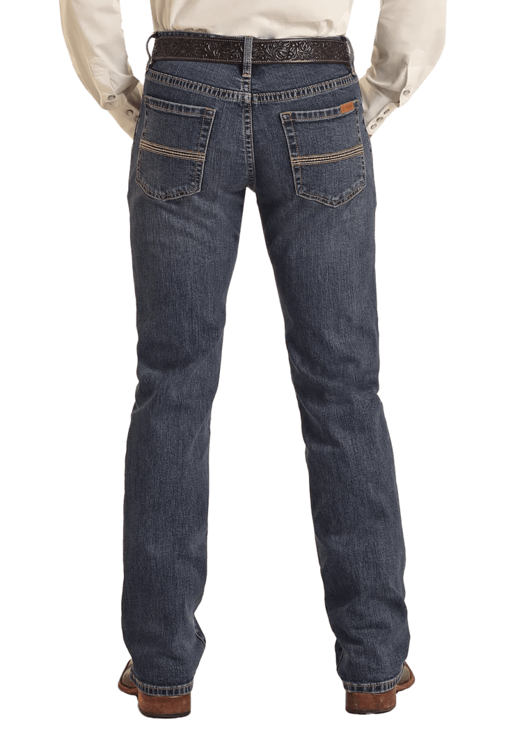 Rock & Roll Slim Straight Leg Jean