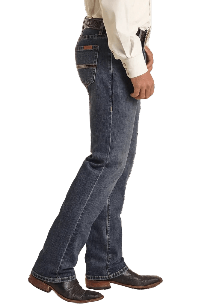 Rock & Roll Slim Straight Leg Jean