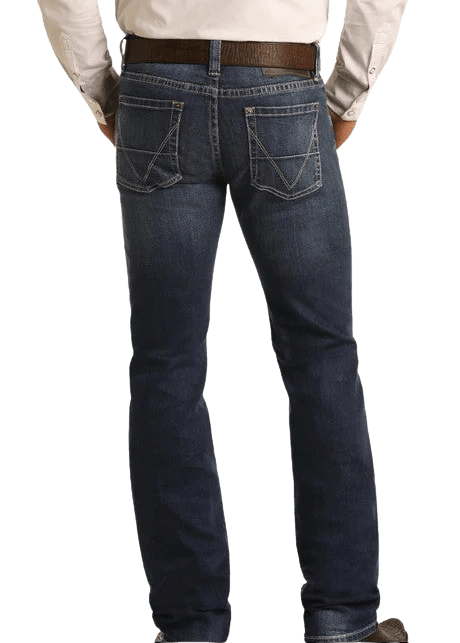 Rock & Roll Slim Straight Medium Wash Jean