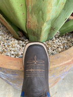 Roper Kids Boot in Brown, Blue, & Green - 9189991005 - Blair's Western Wear Marble Falls, TX