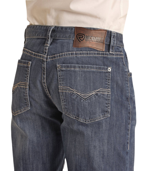 Rock & Roll Slim Stackable Double Boot Cut Jean