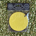 Callahan Leather Air Flair Sunflower in yellow, infused with crisp Baja Cactus fragrance that refreshes naturally, made from durable full‑grain leather and equipped with a leather loop for easy hanging – AFRSFYLLBC. Available at Blair's Western Wear, Marble Falls, TX.