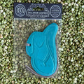 Callahan Leather Air Freshener cowboy hat shape in teal, crafted from full-grain leather with rich Leather scent and leather hanging lace – AFHATTRQLTH. Available at Blair's Western Wear, Marble Falls, TX.