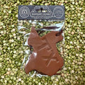 Callahan Leather Texas-shaped Mahogany Coconut Air Freshener in brown, crafted from genuine leather, with rich mahogany coconut fragrance - AFTXSTXBRWMC. Available at Blair's Western Wear, Marble Falls, TX.