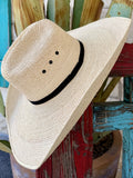 Sunbody 5-Brim Palm Straw Hat