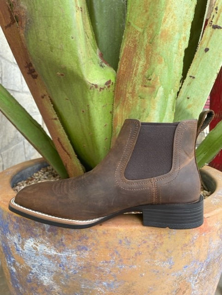 Men's Ariat Slip on Boot in brown - 10031452 - Blair's Western Wear Marble Falls, TX