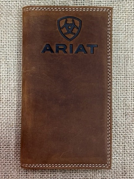 Men's Ariat Checkbook Wallet in Brown - A3548044 - Blair's Western Wear Marble Falls, TX 