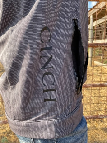 Men's Cinch Vest in Grey with Storm Defense Technology - MWV1515018 - BLAIR'S WESTERN WEAR MARBLE FALLS, TX