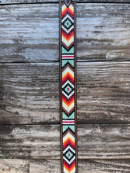 Kids Beaded Aztec Belt in Multi Colors - N4441108 - Blair's Western Wear Marble Falls, TX