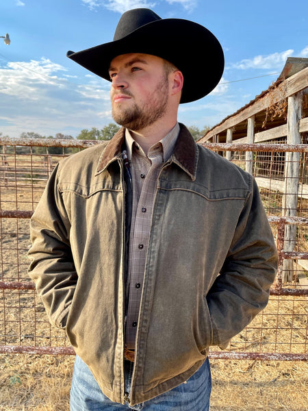 Men's Cripple Creek Bombed Leather Jacket - CW2307 - Blair's Western Wear Marble Falls, TX