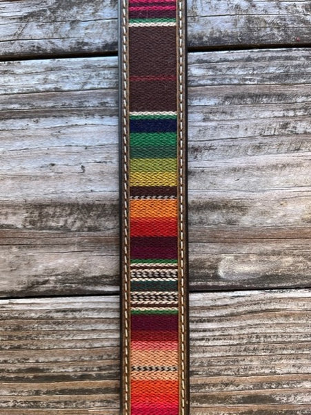 Kid's Serape Leather Belt with Etched Buckle - N4440797 - Blair's Western Wear Marble Falls, TX
