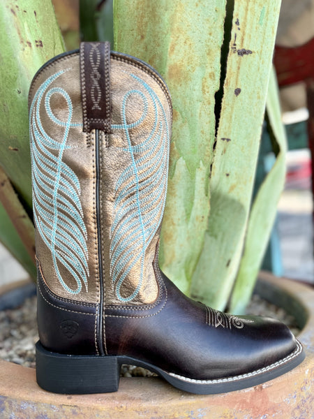 Dark Chocolate Ariat Women's Cowgirl Boot - 10016317 - Blair's Western Wear Marble Falls, TX