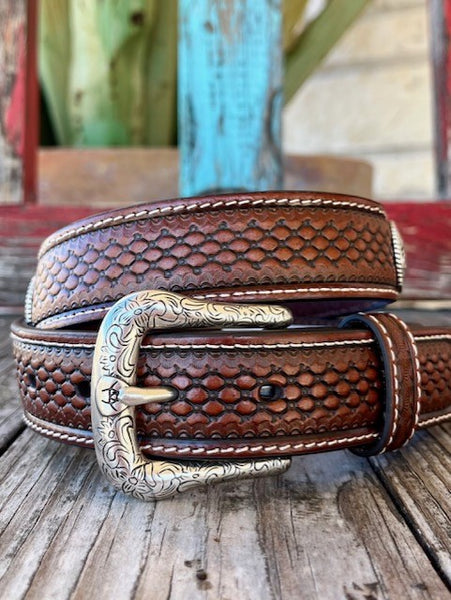 Kids Belt with Aztec and Concho Details - A1301448 - Blair's Western Wear Marble Falls, TX 