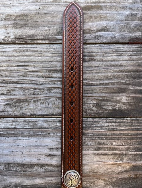 Kids Belt with Aztec and Concho Details - A1301448 - Blair's Western Wear Marble Falls, TX