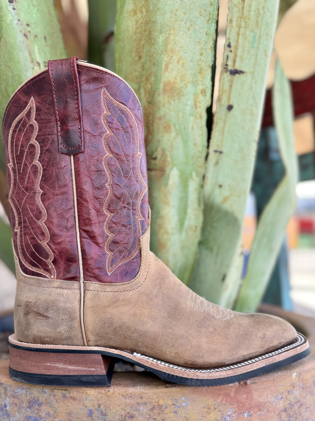 Brown Brown Anderson Bean Men's Western Boot - 332870 - Blair's Western Wear Marble Falls, TX