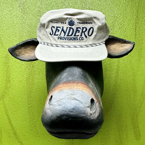 Lt. Gray & Navy  Men's Sendero Logo Cap - Blair's Western Wear Marble Falls, TX
