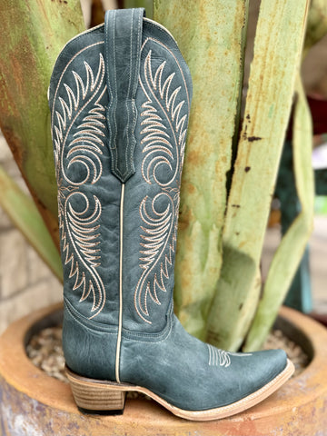 Faded Teal Blue Corral Women's Boot - L6120 - Blair's Western Wear Marble Falls, TX