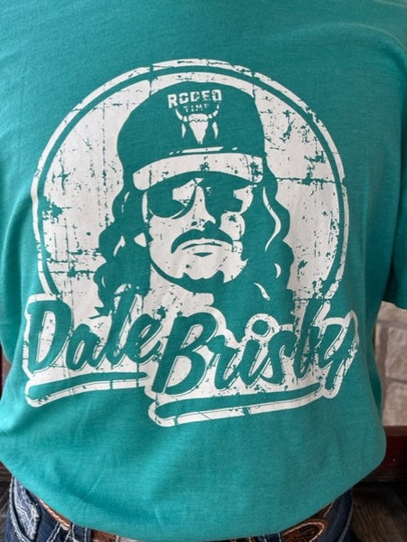 Men's Dale Brisby T-Shirt in Turquoise/White - RRUT21R06G - BLAIR'S WESTERN WEAR MARBLE FALLS, TX