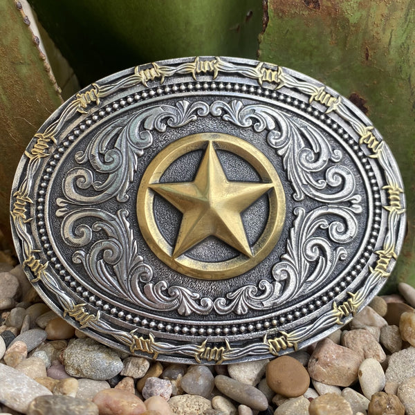 Montana Texas Star Buckle - A530 - BLAIR'S Western Wear located in Marble Falls TX