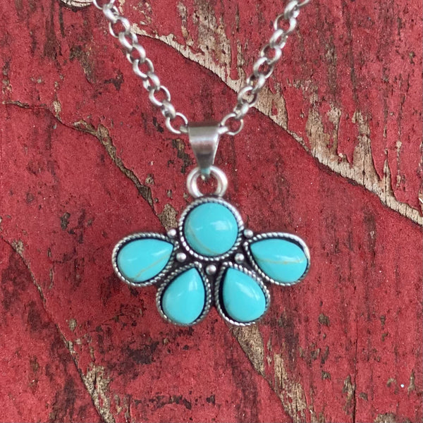 Montana Nature's Wonder Turquoise Necklace - NC5820 - BLAIR'S Western Wear located in Marble Falls TX