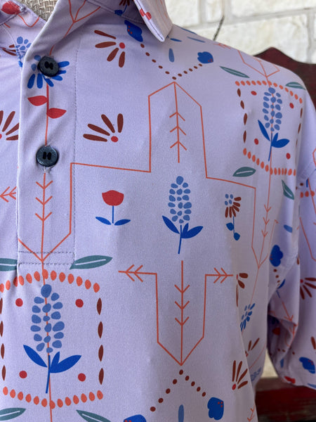 Men's Raised By Coyote Short Sleeve - TX WILDFLOWERS