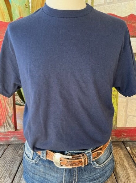Men's T-Shirt with Leather Patch "We The People Are Pissed Off" - WE THE PEEP - BLAIR'S WESTERN WEAR MARBLE FALLS, TX