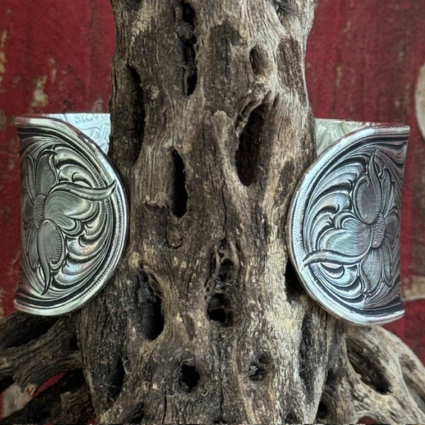 Montana Wildflower Impressions Bracelet - BC5670 - BLAIR'S Western Wear located in Marble Falls TX