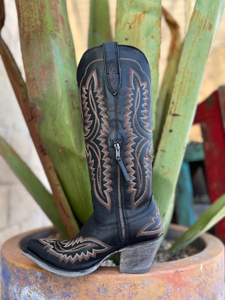 Women's Tall Black Ariat Boot in Black & Brown - 10042447 - Blair's Western Wear Marble Falls, TX