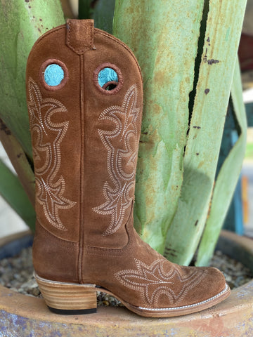 Brown Ladies Western Corral Boot - A4477 -  Blair's Western Wear Marble Falls, TX