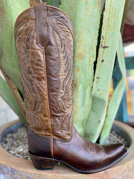 Brown Ladies Corral Western Boot - L6085 - Blair's Western Wear Marble Falls, TX
