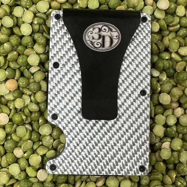 Men's Carbon Fiber RFID Blocking Utility Wallet