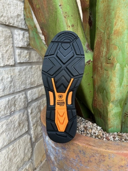 Men's Ariat Carbon Toe Work Boot in Brown & Orange - 10045437 - Blair's Western Wear Marble Falls, TX