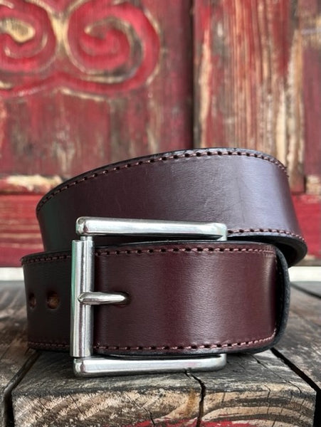 Men's Belts Brown Single Stitch - 100736 - Blair's Western Wear - Marble Falls, TX