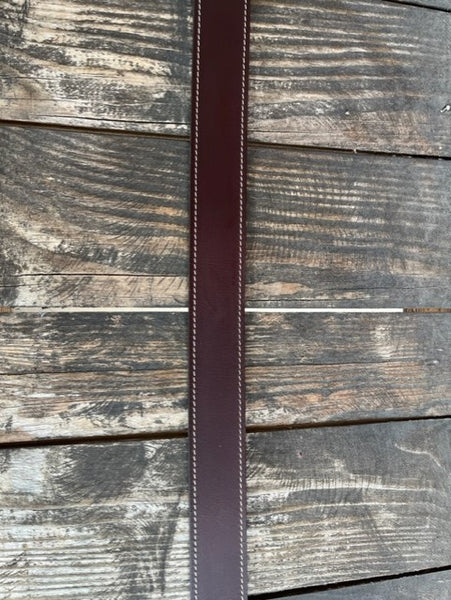 Men's Smooth Brown Leather Belt - 1887K - Blair's Western Wear Marble Falls, TX