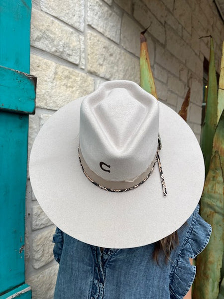 Ladies Charlie One Horse Hat with Arrowhead Crown - CWSPPO034071 - BLAIR'S WESTERN WEAR MARBLE FALLS, TX