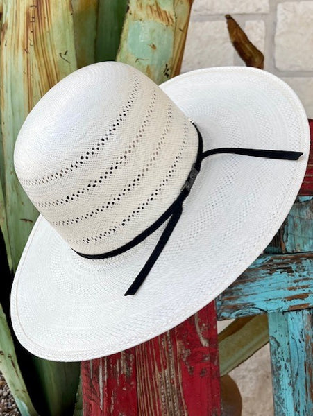 American Hat Co Straw Hat 7410 Open Crown - Blair's Western Wear Marble Falls, TX