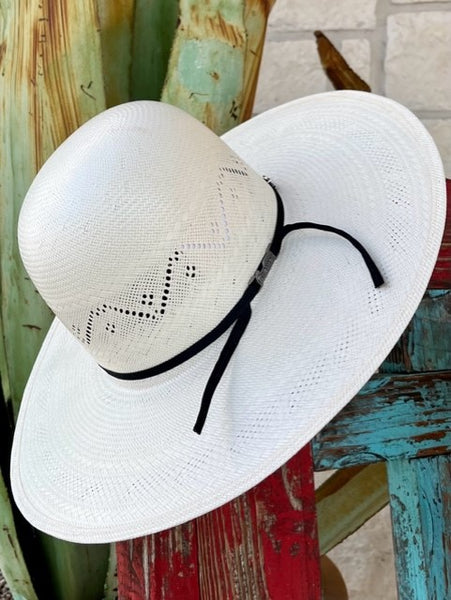 American Open Crown Cowboy Straw Hat - 7420 Blair's Western Wear Marble Falls, TX