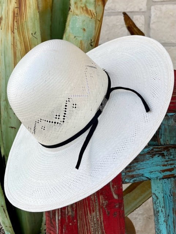 American Open Crown Cowboy Straw Hat - 7420 Blair's Western Wear Marble Falls, TX