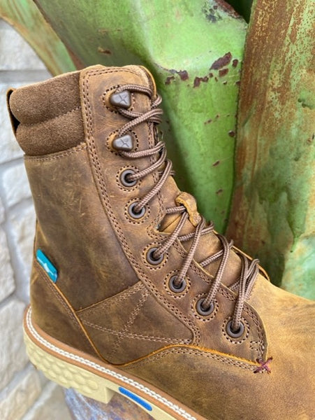 Men's Twisted X Alloy Toe Work Boot with Laces - MXCAW01 - BLAIR'S WESTERN WEAR MARBLE FALLS, TX