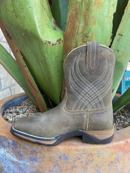 Kids Ariat Boot in Tan w/ Square Toe - 10035778 - Blair's Western Wear in Marble Falls, TX