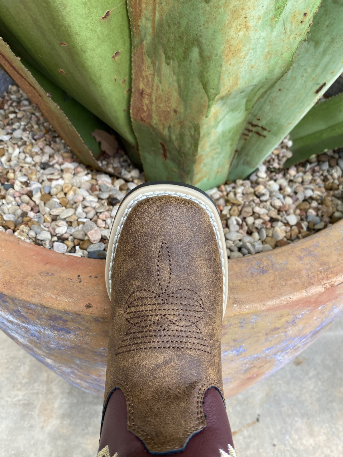Kids Western Boot in Marron and Brown - 4443008 - Blair's Western Wear Marble Falls, TX