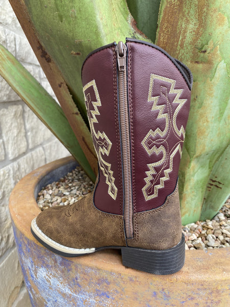 Kids Western Boot in Marron and Brown - 4443008 - Blair's Western Wear Marble Falls, TX