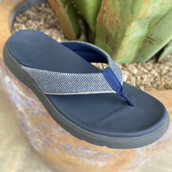 Men's Lyle Navy LâMO-LITE Flip Flop (EM2224NAV) - BLAIR'S Western Wear located in Marble Falls TX. 