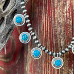 Turquoise Necklace - SUNNKDROPP