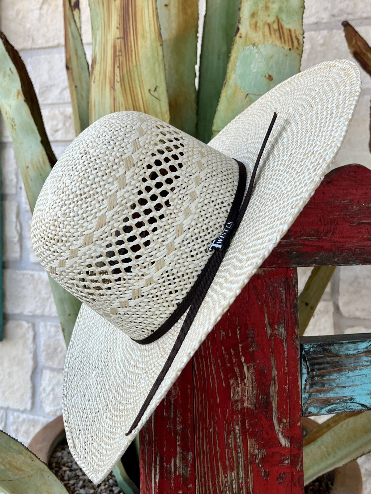 Twister Natural Jute 5-Brim Straw Hat