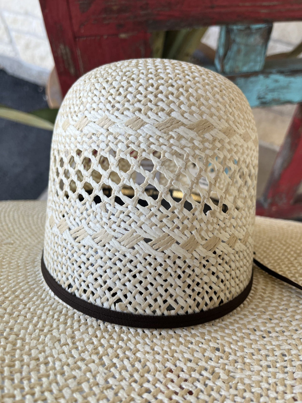 Twister Natural Jute 5-Brim Straw Hat